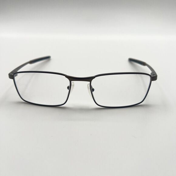 Oakley‎ Fuller Eyeglasses Frame Rectangular Metal 54-17-139 Adult Optical - Picture 1 of 5